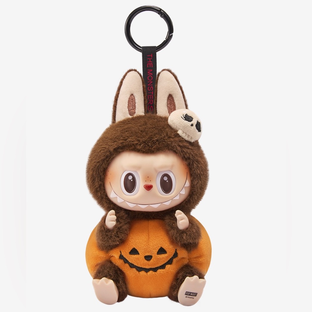 Happy Halloween Party Series - sitting Pumpkin Vinyl Plush Labubu